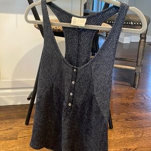 Navy tank sweater Anthropologie